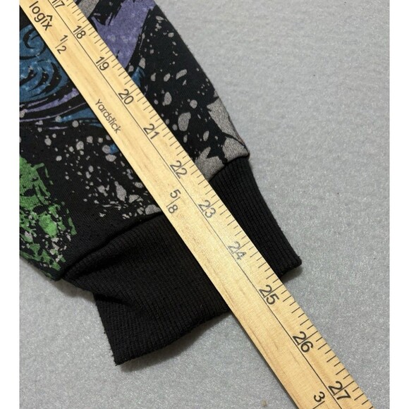 Club Chaos Mens Hoodie Full Zip 2XL Jesus Mary AOP Jesse Pinkman Grunge Y2K Blac - Picture 11 of 15